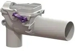 Kessel Staufix R&uuml;ckstauverschluss Siphon DN 50, f&uuml;r Waschtisch Typ 5 73051