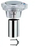 Grohe Griff f&uuml;r Moen, mit Temperaturanzeige Rot/Blau, Kunststoff, Chrom, 06377000