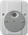 Merten D&auml;mmerungsschalter ARGUS 544894, 230V 2.300W IP54, Kunststoff, Hellgrau