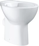 Grohe Stand-Tiefsp&uuml;l-WC Bau Keramik, Abgang waagerecht, sp&uuml;lrandlos, aus