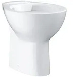 Grohe Stand-Tiefsp&uuml;l-WC Bau Keramik, Abgang senkrecht, sp&uuml;lrandlos, aus