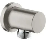 Grohe Rainshower Wandanschlussbogen, Au&szlig;engewinde, eigensicher, mit runder Rosette,