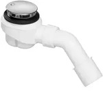 Viega Domoplex Ablaufgarnitur 6928, d. 75mm x DN 40/50, Kunststoff verchromt 126582