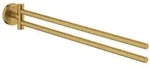 Grohe Essentials Handtuchhalter 2-armig, schwenkbar, 439mm, Cool Sunrise geb&uuml;rstet,
