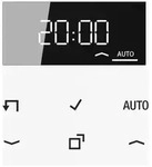 Jung Timer-Display LB-Management AS/A A1750DWW, Unterputz, Glas, Alpinwei&szlig; A1750DWW