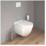 Duravit Starck 3 WC-Set wandh. Wand-WC, WC-Sitz, Wei&szlig; Hochglanz, Sp&uuml;lrand rimless,