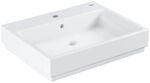 Grohe Cube Keramik Aufsatzwaschtisch 600x490mm, PureGuard, Alpinwei&szlig;, 3947700H