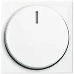 Busch Jaeger balance SI Dimmer-Abdeckung 2115-914 alpinwei&szlig; mit Drehknopf und