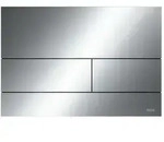 Tece square II Metall WC-Bet&auml;tigungsplatte, Chrom gl&auml;nzend 9240831