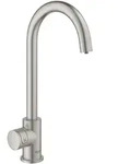 Grohe Blue Home Mono Starterset, C-Auslauf, Einlochmontage, Supersteel, 31498DC1