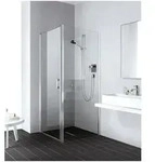 Kermi Seitenwand Liga TWD 2000x930x32mm ESG Klar 5mm Silber Mattglanz Anschlag