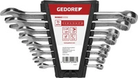 Gedore Red 3300988, Gedore Red Maulringschl&uuml;ssel-Satz, 8-19mm, Chrom-Vanadium Stahl,