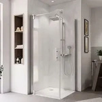 Breuer Europa Design Seitenwand 900mm Klarglas inklusive CER+ Antikalk.Anschlag