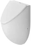 Duravit Urinal Deckel Universal 307x291x38mm, Wei&szlig;, Absenkautomatik, Chrom Scharnier