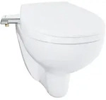 Grohe Bau Keramik Dusch-WC-Aufsatz, Duroplast WC-Sitz mit Absenk-Automatik, 2