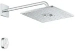 Grohe Rainshower SmartConnect 310 Cube Kopfbrauseset, 2 Strahlarten, Brausearm 422mm,