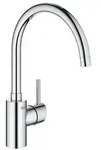 Grohe Concetto Einhand-Sp&uuml;ltischbatterie, 1-Loch-Montage, hoher Auslauf, Chrom,