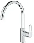 Grohe BauFlow 1-Loch-Einhand-Sp&uuml;ltischbatterie, hoher Auslauf, Chrom, 31538001