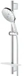 Grohe Rainshower SmartActive 150 Brausestangenset, 600mm, Silverflex 1750mm, 3