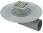 Viega Advantix Balkon-/Terrassenablauf 4943.2, DN 70, Kunststoff, Grau 557089