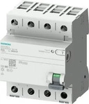 Siemens 5SV33444, Siemens FI-Schutzschalter 5SV3344-4 Typ B 40A 30mA 4-polig