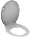 Geberit Renova Comfort WC-Sitz barrierefrei, antibakteriell, Befestigung von unten,