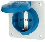 Mennekes 16A2P+E 230V SCHUKO blau 11011F IP54 f&uuml;r ortsfesten Einsatz 11011F