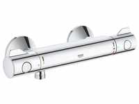 GROHE 34558000, GROHE Grohtherm 800 Thermostat-Brausebatterie Wandmontage chrom