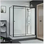 Breuer Komplettdusche als Schiebet&uuml;r mit Seitenwand 900x1200mm Anschlag rechts