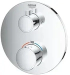 Grohe Grohtherm Thermostat-Wannenbatterie, mit integrierter 2-Wege-Umstellung,