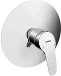 Hansa Mix Einhebelmischer Fertigmontageset f&uuml;r Brausebatterie 0185 Rosette rund