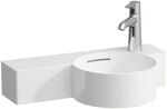 Laufen Handwaschbecken Val 315x550x155mm, mit 1 Hahnloch rechts, &Uuml;berlauf, Ablage