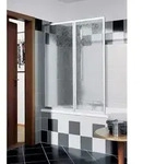 Kermi Badewannenaufsatz Vario 2000 Faltwand 2F FW2 1400x600x24mm Kerolan Perl...