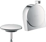 hansgrohe Exafill S Fertigset Wanneneinlauf, Ablauf-, &Uuml;berlaufgarnitur, Chrom