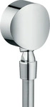 Hansgrohe 27506000, Hansgrohe FixFit Wandanschluss S, R&uuml;ckflussverhinderer,