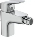 Ideal Standard Bidetarmatur Ceraflex, Ausld. 114mm, mit Ablaufgarnitur aus Kst.,