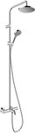 hansgrohe Vernis Blend Showerpipe 200mm 1jet 20l/min mit Wannenthermostat, Chrom