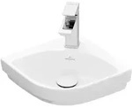 Villeroy & Boch Eck-Handwaschbecken Subway 3.0 320x320mm Viertelkreis 1 Hahnloch ohne