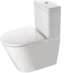 Duravit D-Neo Stand WC f&uuml;r Kombination 650x370x415mm, Wei&szlig; Hochglanz, 4/2l,