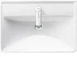 Duravit D-Neo Waschtisch 440x650x165mm wandh&auml;ng., Wei&szlig; Hochglanz, Rechteckig, 1