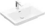 Villeroy & Boch Waschbecken Subway 3.0 650x470mm Rechteck 1 Hahnloch mit &Uuml;berlauf