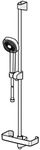 Hansa BasicJet Wandstangengarnitur Style 4479 3-strahlig Chrom 44790131