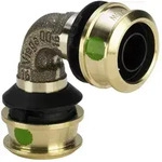 Viega Raxofix Bogen 90 Grad mit SC-Contur 5316, d. 16mm, Siliziumbronze 647001