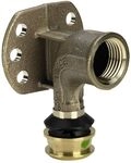 Viega Raxofix Wandscheibe mit SC-Contur 5325.5, d. 16mm x Rp 1/2", Siliziumbronze
