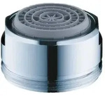 hansgrohe QuickClean Luftsprudler M24x1 mit Durchflussbegrenzer 7l/min, Chrom