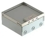 OBO Bettermann Bodentank UDHOME4 2V V, 202x202mm, 2 Ger&auml;tebecher, Edelstahl, 7427200