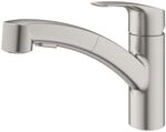 GROHE 30305DC1, Grohe Eurosmart 1-Loch-Einhand-Sp&uuml;ltischbatterie, flacher Auslauf,