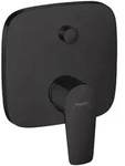 hansgrohe Talis E Einhebel-Wannenmischer Unterputz 25l/min, Mattschwarz mit