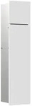 emco WC-Modul asis pure Unterputz, 730mm, rechts, Aluminium, Alpinwei&szlig; 975551301
