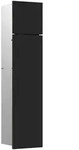 emco WC-Modul asis pure Unterputz, 730x170x162,5mm, Aluminium/MDF, Schwarz, 975551401